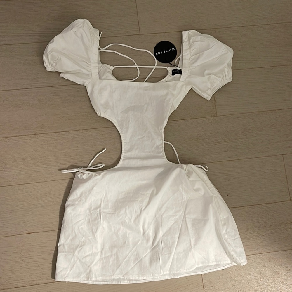 White Fox Different Girl Cut Out Dress